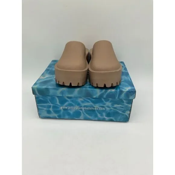 Jeffrey Campbell Lugged Platform Clog Slip On Mule Size 7 gently worn in box - Picture 5 of 6